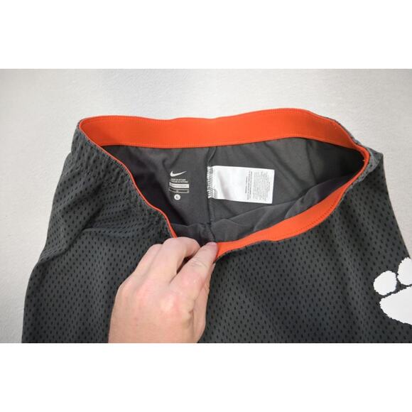 Nike Leggings Athletic Clemson‎ Tigers Performance Gray Pants Womens Sz Large - Picture 5 of 9